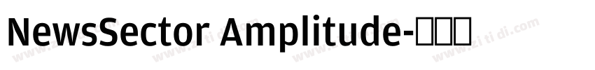 NewsSector Amplitude字体转换